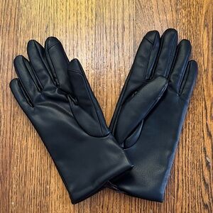 Lands End EZ Touch Black Gloves